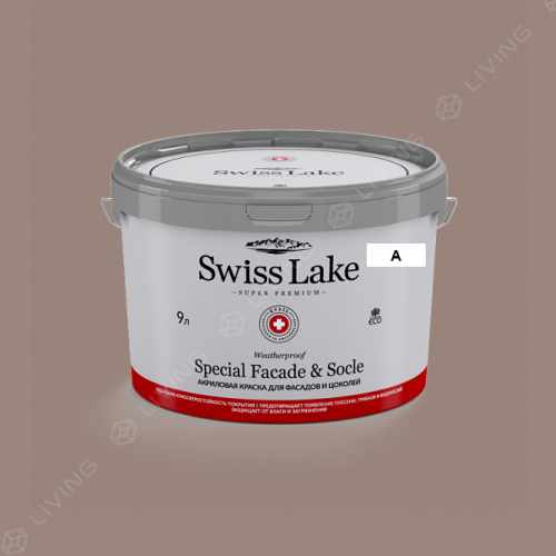 картинка Краска Swiss Lake Special Faсade & Socle цвет baked cookie №764 от LIVING