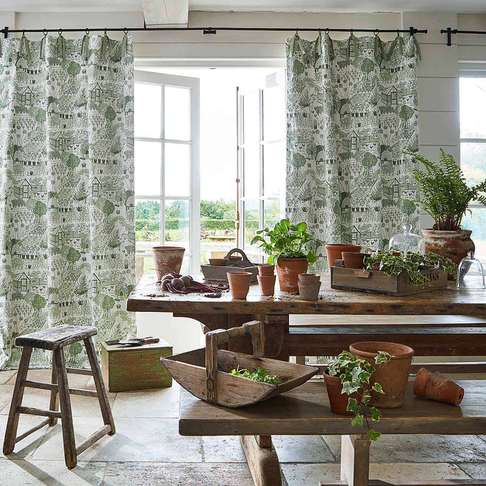 картинка Ткань Sanderson коллекция Potting Room Prints and Embroideries, арт. DHPO226360 от LIVING