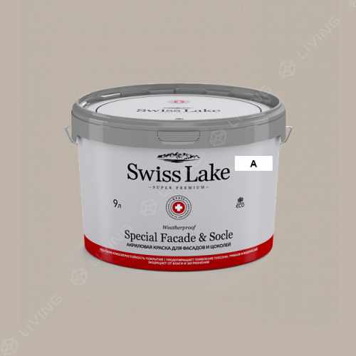 картинка Краска Swiss Lake Special Faсade & Socle цвет Eucalyptus №577 от LIVING