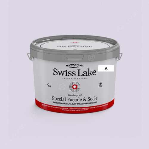 картинка Краска Swiss Lake Special Faсade & Socle цвет SOFT AMETHYST №1864 от LIVING