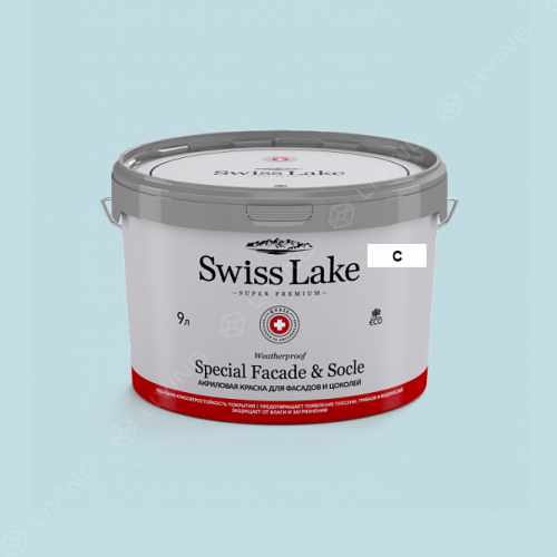 картинка Краска Swiss Lake Special Faсade & Socle цвет ballad blue №2265 от LIVING