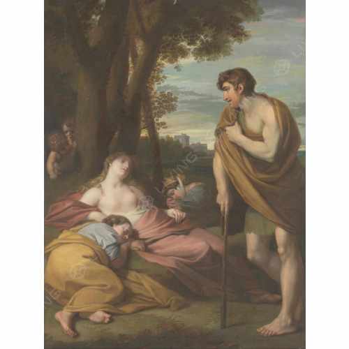 картинка Фреска Affresco, коллекция Фрески и фотообои, арт. Benjamin West Cymon and Iphigenia Россия от LIVING