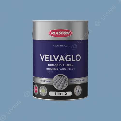 картинка Краска Plascon VELVAGLO цвет Silver Ingot арт.B6-C1-4 от LIVING