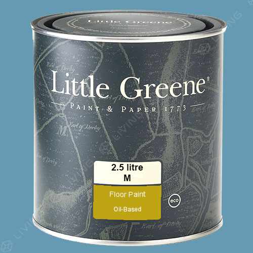 картинка Краска Little Greene Floor Paint цвет Blue Verditer №104 от LIVING