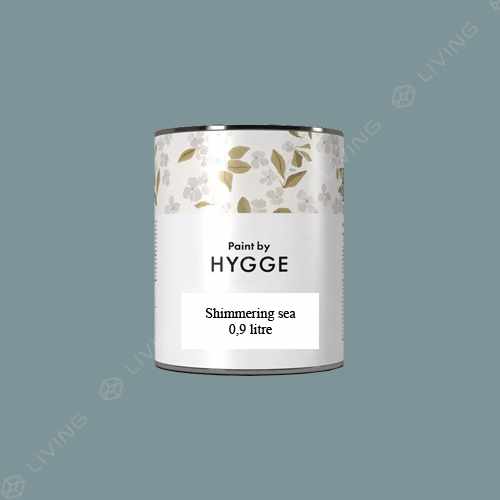 картинка Краска Hygge Shimmering sea цвет NORTH BEACH BLUE HG03-056 от LIVING