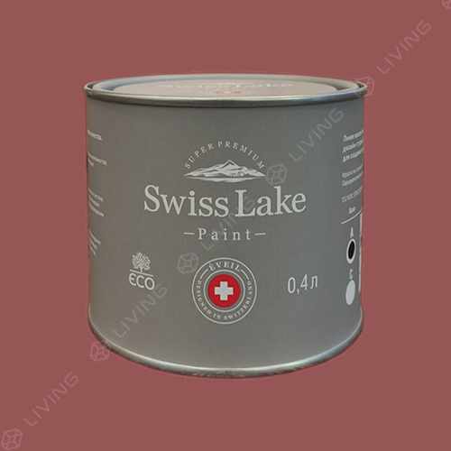 картинка Краска Swiss Lake Wall Comfort 7 цвет bricktone red  №1417 от LIVING