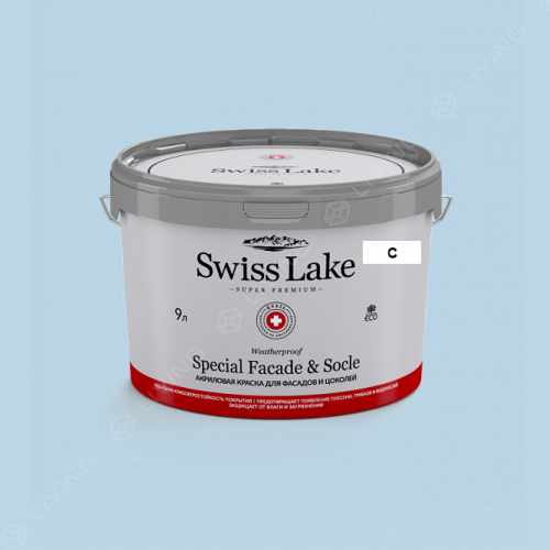 картинка Краска Swiss Lake Special Faсade & Socle цвет blue flower №2020 от LIVING