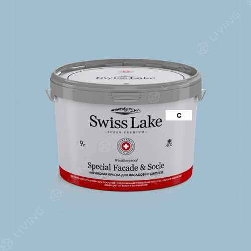 картинка Краска Swiss Lake Special Faсade & Socle цвет AMERICAN ANTHEM №2211 от LIVING