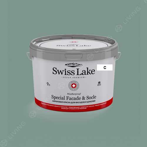 картинка Краска Swiss Lake Special Faсade & Socle цвет congregation №2293 от LIVING