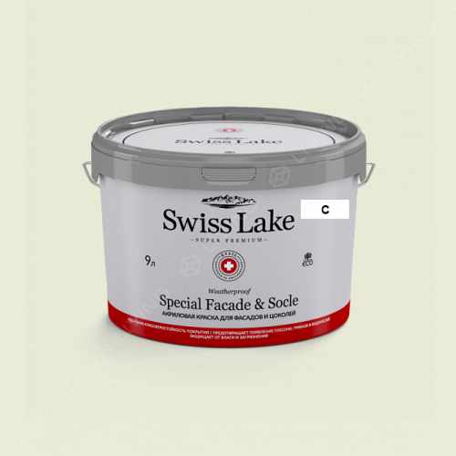 картинка Краска Swiss Lake Special Faсade & Socle цвет butter №2579 от LIVING