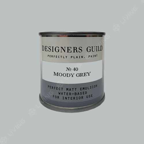 картинка Краска Designers Guild Perfect Matt Emulsion цвет MOODY GREY №40 от LIVING