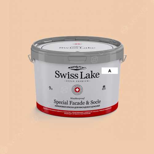 картинка Краска Swiss Lake Special Faсade & Socle цвет coffee liquor №1208 от LIVING