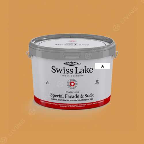 картинка Краска Swiss Lake Special Faсade & Socle цвет South Sun №1083 от LIVING