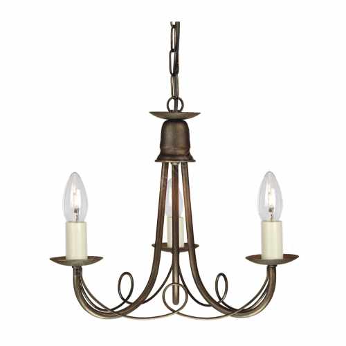 картинка Торшер Elstead Lighting коллекция Minster, арт. MN3-BLK-GOLD от LIVING