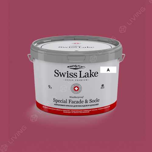 картинка Краска Swiss Lake Special Faсade & Socle цвет tender grapes №1696 от LIVING
