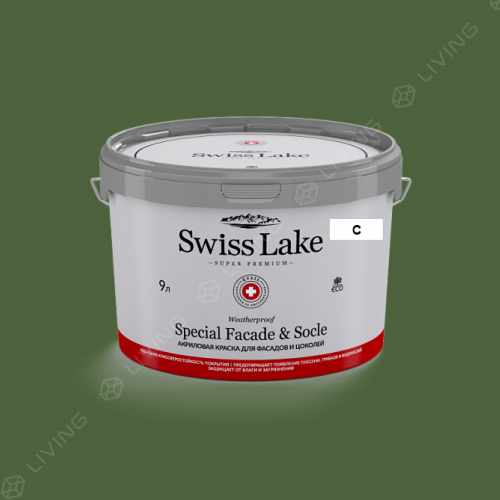 картинка Краска Swiss Lake Special Faсade & Socle цвет last leaf №2716 от LIVING