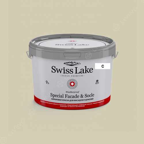 картинка Краска Swiss Lake Special Faсade & Socle цвет Cup of Tea №2677 от LIVING