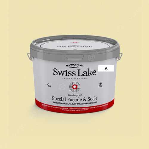 картинка Краска Swiss Lake Special Faсade & Socle цвет sunbeam №962 от LIVING