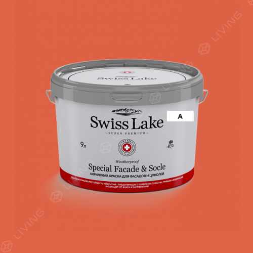 картинка Краска Swiss Lake Special Faсade & Socle цвет loppy poppy №1495 от LIVING