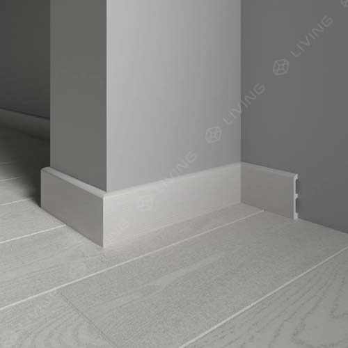 Плинтус Decor-Dizayn, светло-серый, арт. 706-75, коллекция Плинтусы 706, 240 х 8 х 1,3 см. Россия