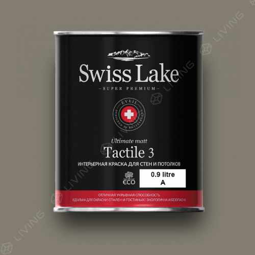 картинка Краска Swiss Lake Tactile 3 цвет artillery №713 от LIVING