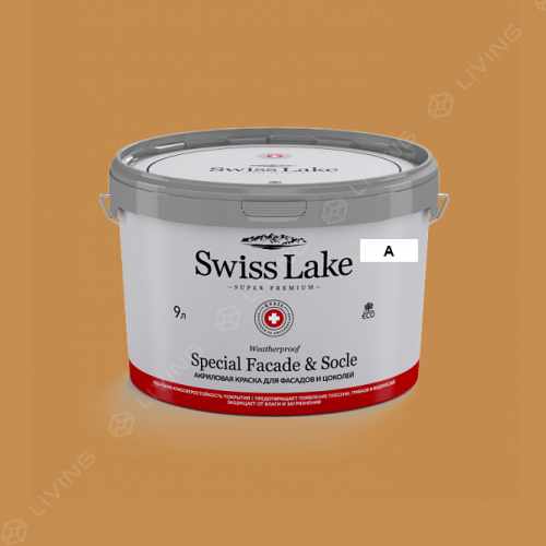 картинка Краска Swiss Lake Special Faсade & Socle цвет Ancient Icon №1088 от LIVING