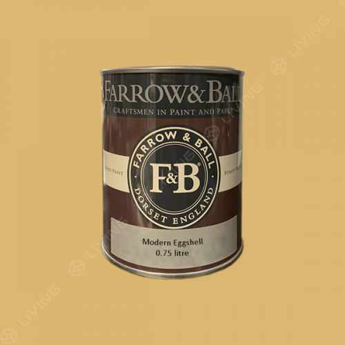 картинка Краска Farrow&Ball Modern Eggshell цвет Sudbury Yellow №51 от LIVING