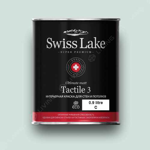 картинка Краска Swiss Lake Tactile 3 цвет aguatic №2237 от LIVING