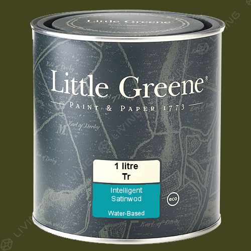 картинка Краска Little Greene Intelligent Satinwood цвет Olive Colour №72 от LIVING