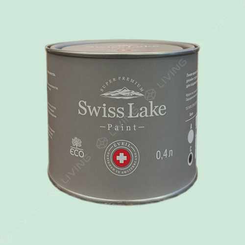 картинка Краска Swiss Lake Wall Comfort 7 цвет winter green №2325 от LIVING