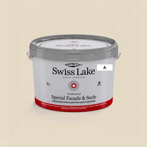 картинка Краска Swiss Lake Special Faсade & Socle цвет polar fox №408 от LIVING