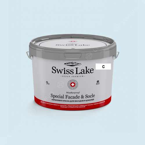 картинка Краска Swiss Lake Special Faсade & Socle цвет blue streak №2252 от LIVING