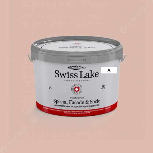 картинка Краска Swiss Lake Special Faсade & Socle цвет fairest pink №1566 от LIVING