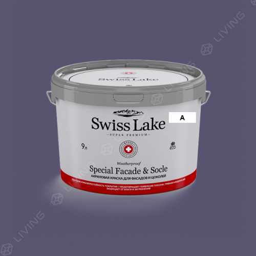 картинка Краска Swiss Lake Special Faсade & Socle цвет Fruity Sangria №1796 от LIVING