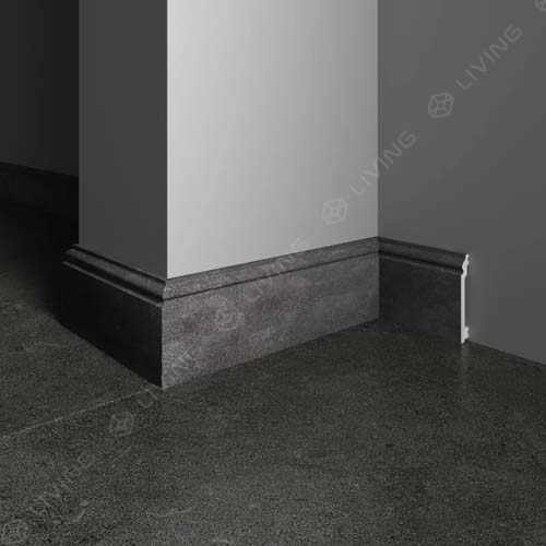 Плинтус Decor-Dizayn, черный, арт. 701-94, коллекция Плинтусы 701, 240 х 10 х 1,6 см. Россия