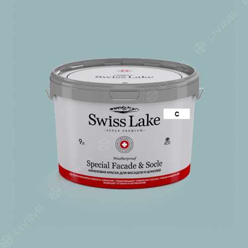 картинка Краска Swiss Lake Special Faсade & Socle цвет frosty wind №2279 от LIVING
