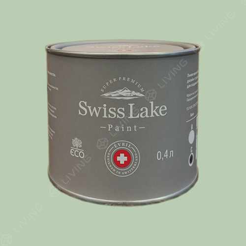 картинка Краска Swiss Lake Wall Comfort 7 цвет Baltic Green №2488 от LIVING