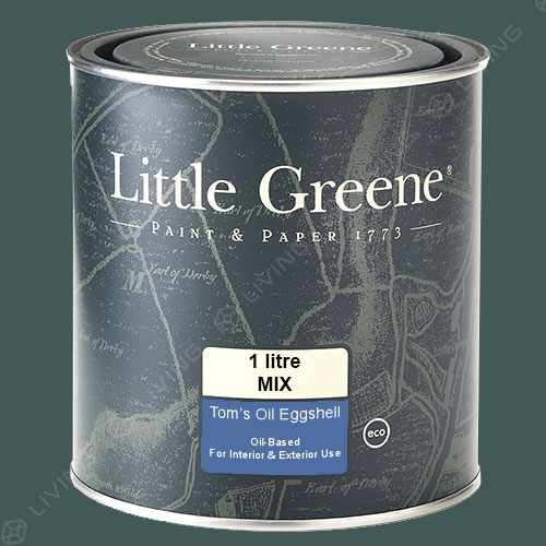 картинка Краска Little Greene Toms Oil Eggshell цвет Harley Green №312 от LIVING