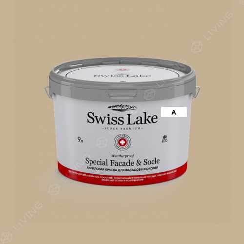 картинка Краска Swiss Lake Special Faсade & Socle цвет aspect of beige №885 от LIVING