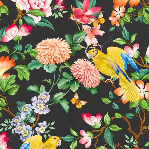картинка Обои Clarke & Clarke, коллекция Botanical Wonders Wallpaper, арт. W0130/04, Великобритания от LIVING