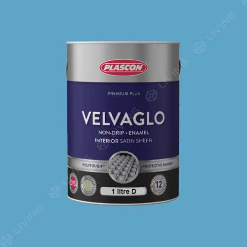 картинка Краска Plascon VELVAGLO цвет Blue Reef арт.B5-B1-3 от LIVING