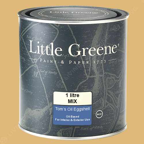 картинка Краска Little Greene Toms Oil Eggshell цвет Mortlake Yellow №265 от LIVING