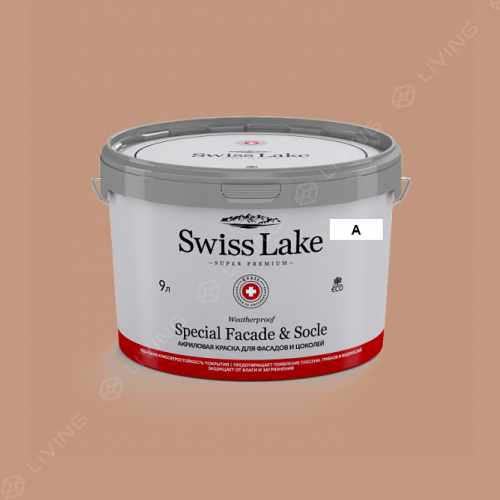 картинка Краска Swiss Lake Special Faсade & Socle цвет almond liquor №1622 от LIVING