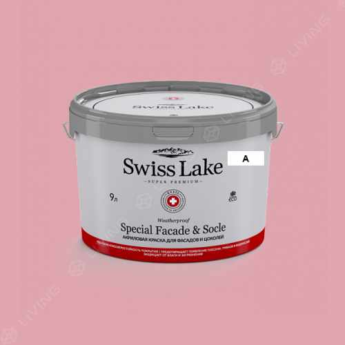 картинка Краска Swiss Lake Special Faсade & Socle цвет soft peony №1354 от LIVING