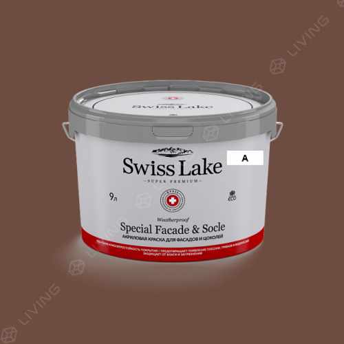 картинка Краска Swiss Lake Special Faсade & Socle цвет brown rabbit №707 от LIVING