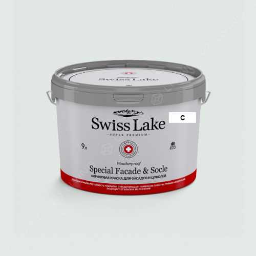 картинка Краска Swiss Lake Special Faсade & Socle цвет eco green №2443 от LIVING