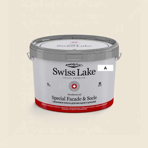 картинка Краска Swiss Lake Special Faсade & Socle цвет pitchstone №405 от LIVING