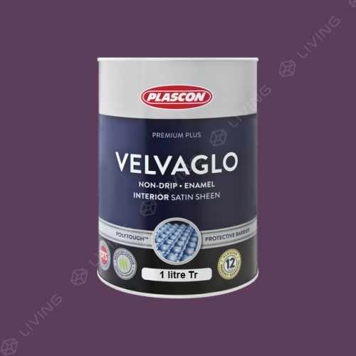 картинка Краска Plascon VELVAGLO WB цвет Purple Geranium арт.P5-D1-1 от LIVING