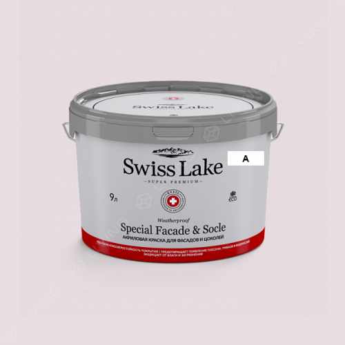 картинка Краска Swiss Lake Special Faсade & Socle цвет lilac mist №1274 от LIVING