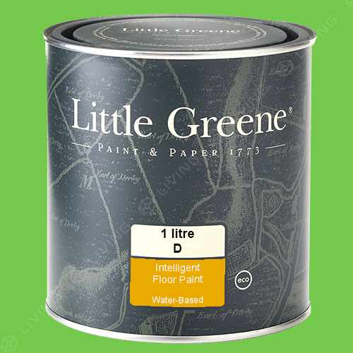 картинка Краска Little Greene Intelligent Floor Paint цвет Phthalo Green №199 от LIVING
